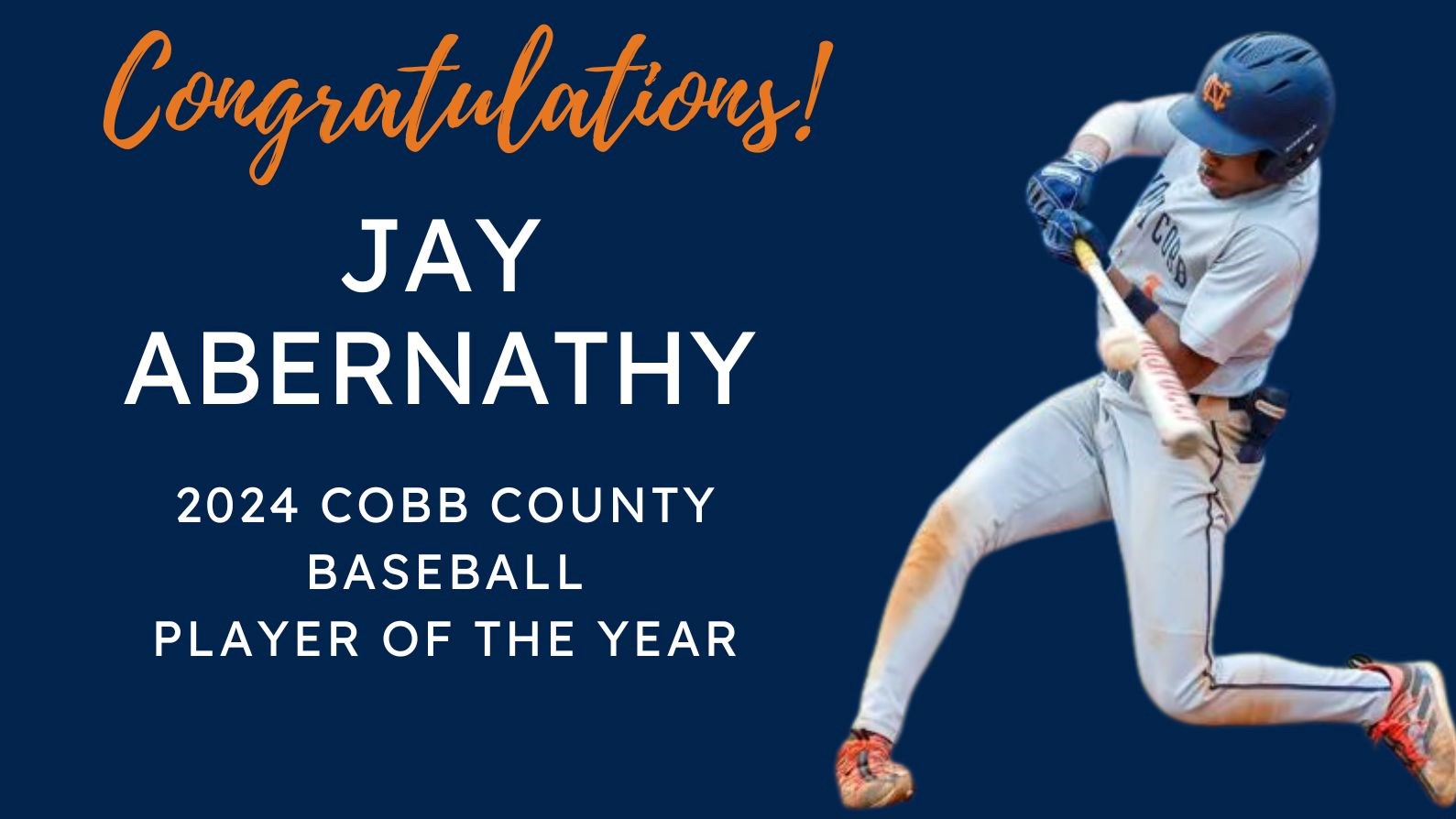 Congratulations, Jay Abernathy!